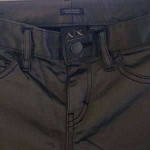 A/X Shiny High Waist Skinny Pants